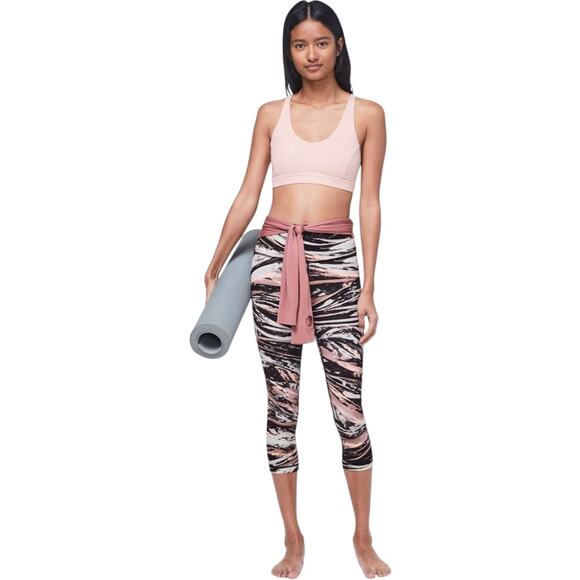 Lululemon Wunder Under Crop High-Rise Full-On Luxtreme 21" Colour Splash Size 8 - Picture 4 of 10